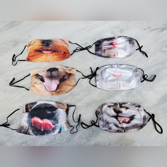 Brand New Dog and Cat Face Masks with Filters NWOT - Picture 1 of 2